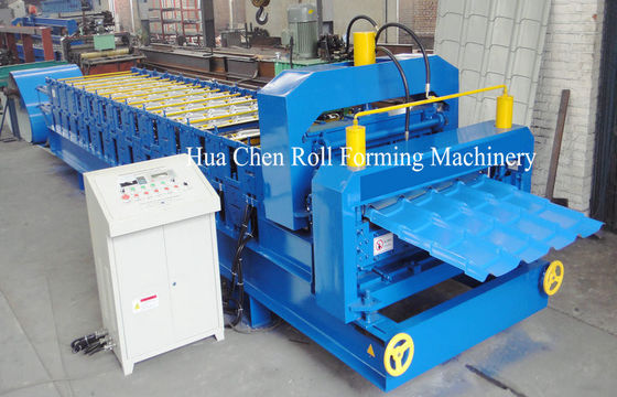 High Speed Corrugated Double Layer Roll Forming Machine With PLC Control