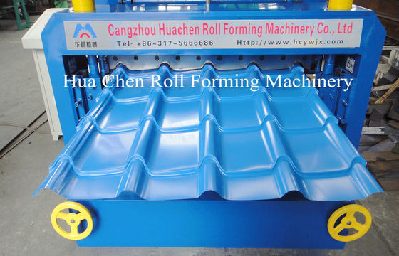 High Speed Corrugated Double Layer Roll Forming Machine With PLC Control