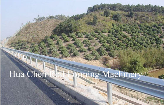 GI Automatic Highway Guardrail Forming Machine with Gear box driving