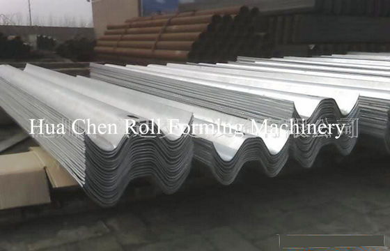 GI Automatic Highway Guardrail Forming Machine with Gear box driving