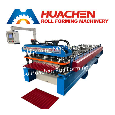 Metal Sheets Roofing Machine Tile Making Machine Corrugated and Trapezoid Roofing Tile Roll Forming Machine