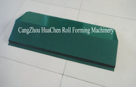 Color Coated Steel Galvanized Ridge Cap Roof Roll Forming Machine with output table