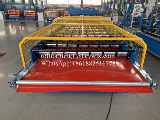 12 Rows Partial Arc Glazed Tile Roll Forming Machine
