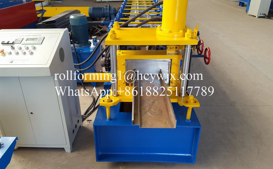 Metal Window Frame PLC 0.8mm Steel Door Frame Making Machine