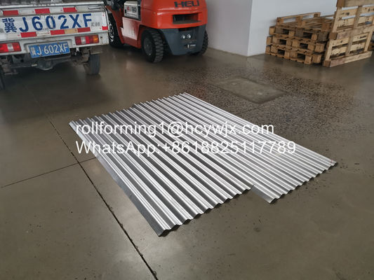 0.13mm Barrel Corrugated Roll Forming Machine 4 Meters