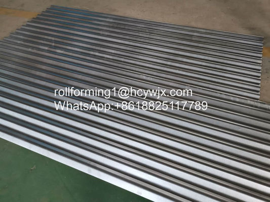 0.13mm Barrel Corrugated Roll Forming Machine 4 Meters