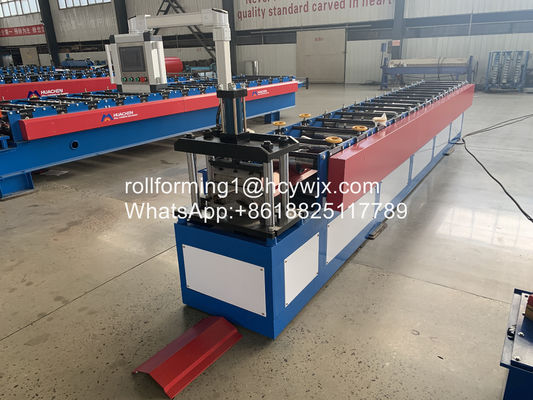 0.3mm Metal Roof PPGI GI Ridge Cap Roll Forming Machine