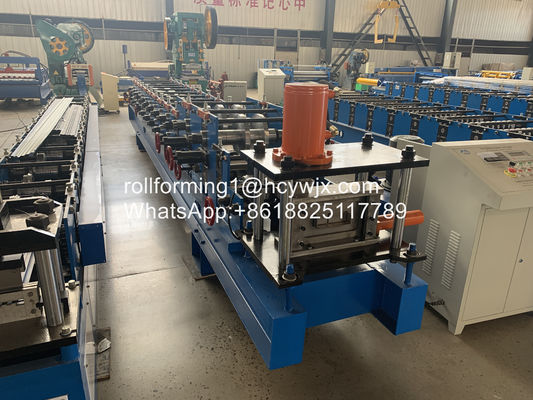 Automatic Galvanized Cz Purlin Roll Forming Machine 15 Rows