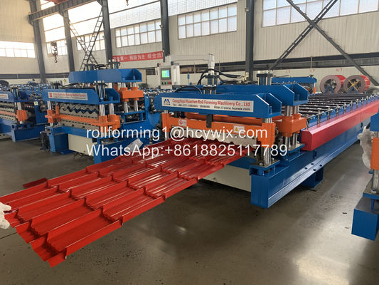 Glazed Steel Tile Roll Forming Machine 220V 60Hz 3 Phase