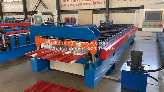 Roof Panel Oman 380v 8kw Sheet Roll Forming Machine