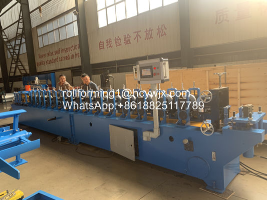 Metal Steel 1.5mm Slide Rail Roll Forming Machine Plc