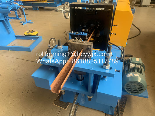 Metal Steel 1.5mm Slide Rail Roll Forming Machine Plc