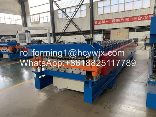 Corrugated 380v 15m/Min Double Layer Roll Forming Machine