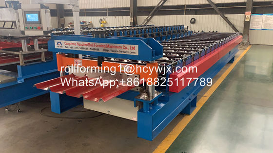 18 Rows Metal Roof Roll Forming Machine Cr12 1.00mm Precision