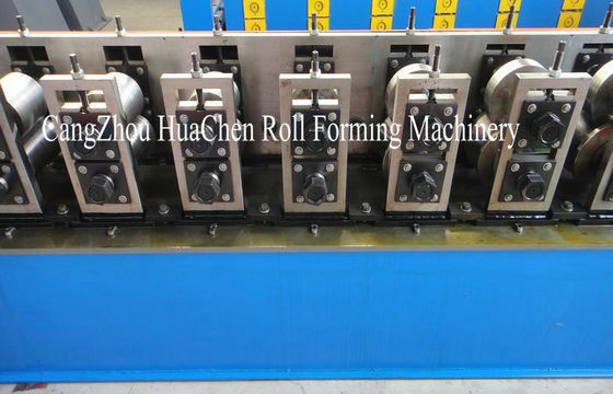 Run Cutting C Purlin Metal Stud And Track Roll Forming Machine For Steel Frame