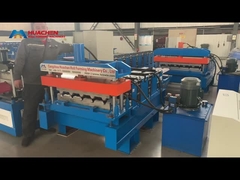 Floor deck making machine line